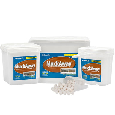 Airmax MuckAway - Showing the three sizes of the MuckAway