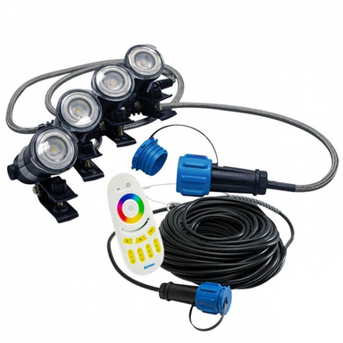 Airmax RGBW Color-Changing 4 LED Light Set