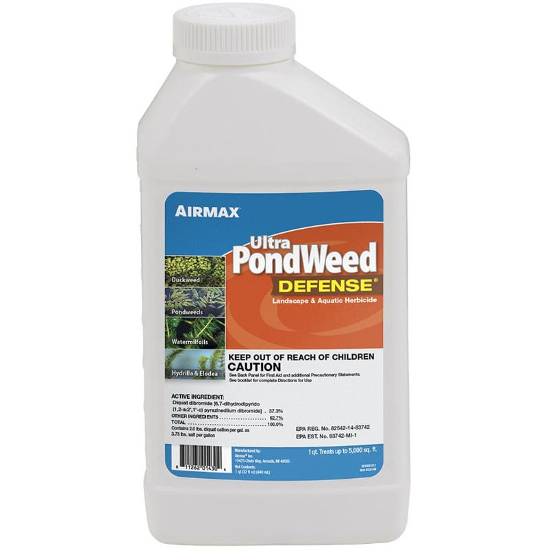 Airmax Ultra PondWeed Defense Aquatic Herbicide - 32 Ounce - Front View