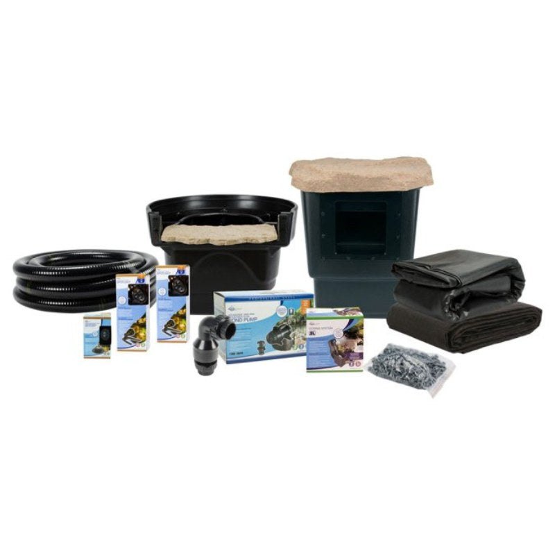 Aquascape 11′x16′ Medium Pond Kit - Complete set of the kit shown