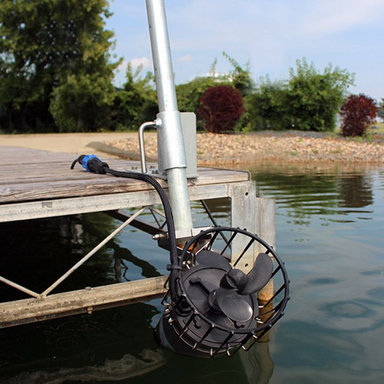 Kasco Industrial Mount On Water Mounted Front View