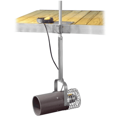 Scott Aerator Aquasweep Muck Blaster - Unit Mounted on Dock