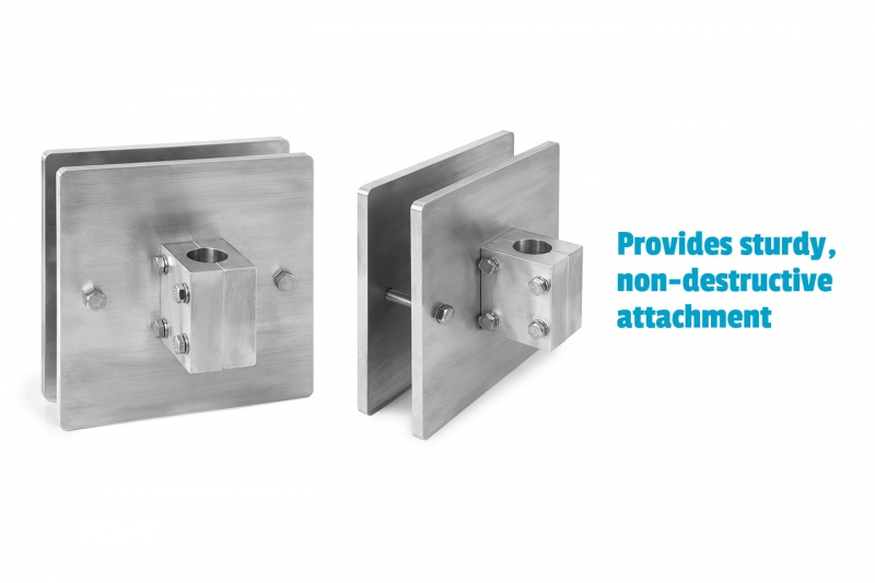 Scott Aerator Dock Truss Mount For Aquasweep & De-Icer Close-up View With Description