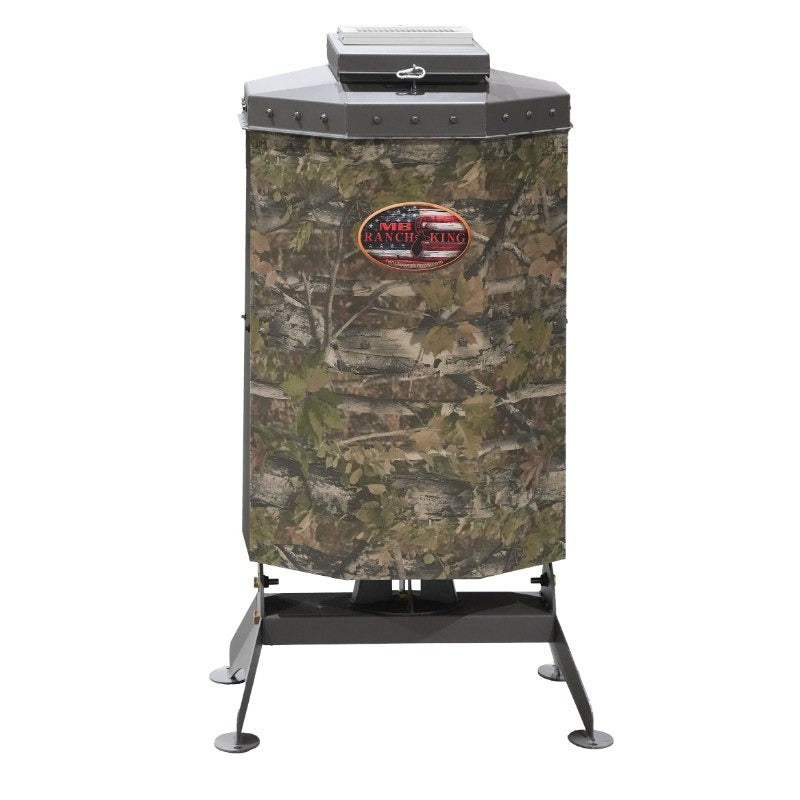 Texas Avenger Fish Feeder - Showing the 100 lb model of the feeder - studio image