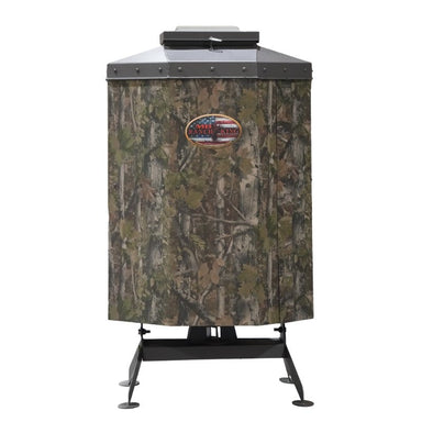 Texas Avenger Fish Feeder - Showing the 250 lb model of the feeder - studio image