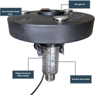 Vanguard Hydro Torque Series Floating Lake Fountain - Motor Parts Details