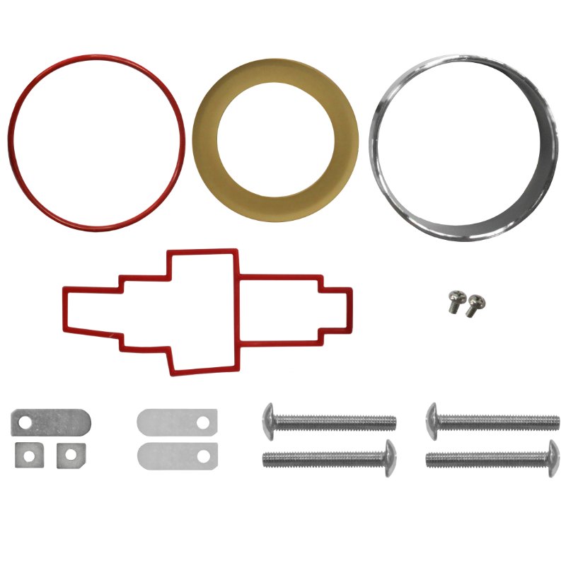 Vertex 1/4 HP Compressor Rebuild Kit | COM500-MK - All parts of the rebuild kit shown