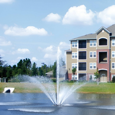 Vertex FanJet Floating Fountain Series On Water Display