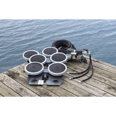 EasyPro 1/2 HP Rocking Piston Aeration System PA67 - Unit Set On Dock