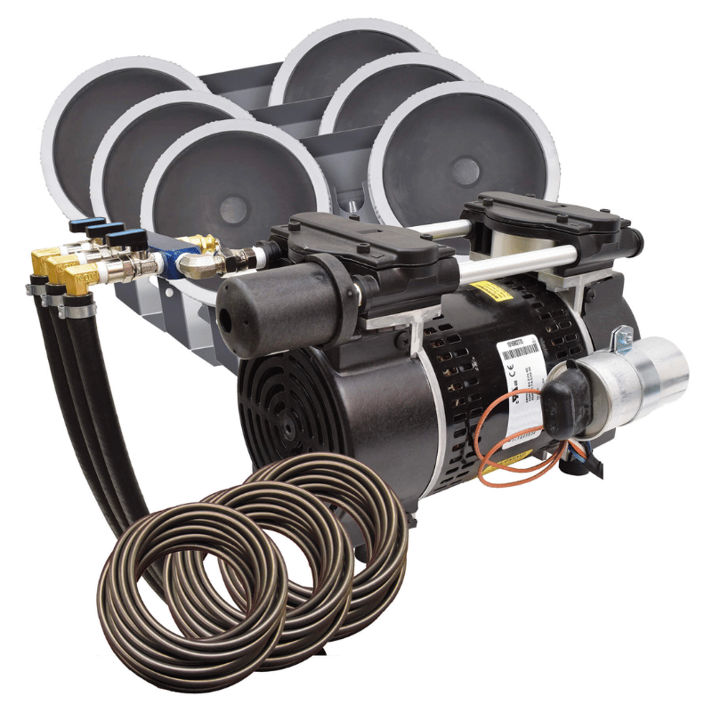 EasyPro 3/4 HP Rocking Piston Aeration System PA83 - Unit Set