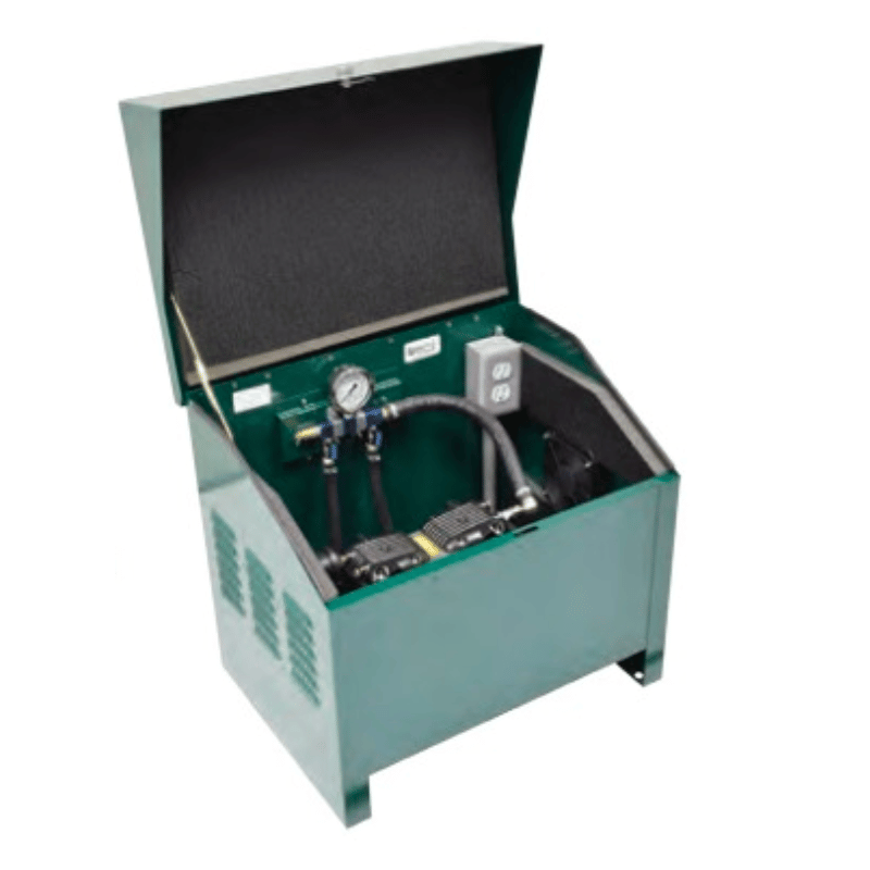 EasyPro SC22 Standard Lockable Steel Cabinet - Open with Internal View