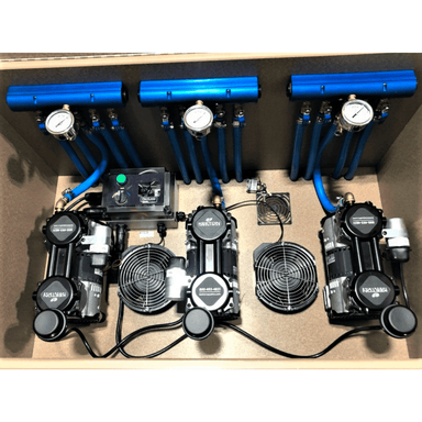 PROLAKE 3.10 Aeration System - Cabinet Internal View with the Compressor