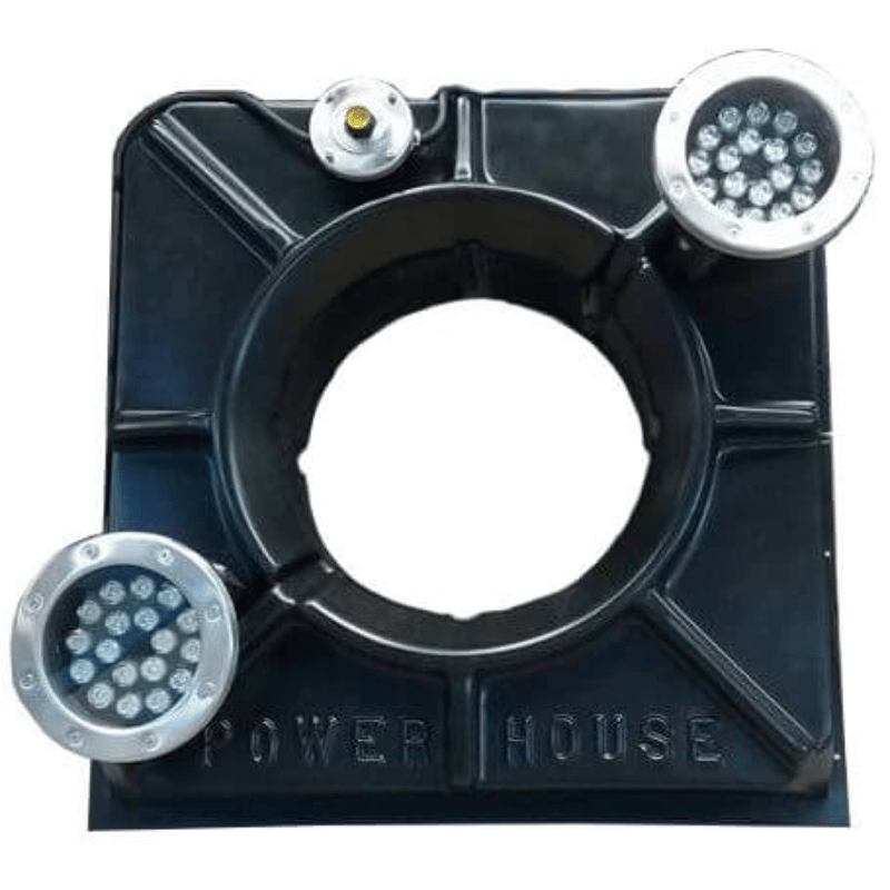 Power House Aeration White LED Lights - Unit Top View
