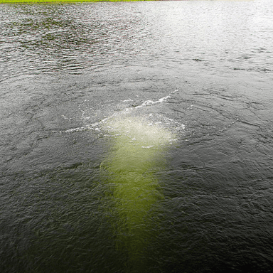 SCOTT AERATOR Bubble Pro Mini Sub-Surface Aerator - On Green Water Aerating