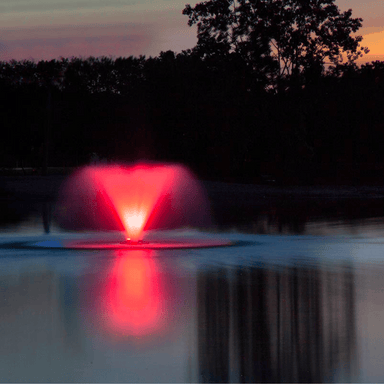 SCOTT AERATOR Color Changing LED Fountain Lights - On Water Display with Red Led Light