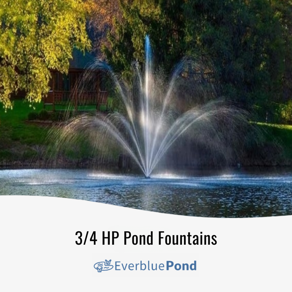 3/4 HP Pond Fountains