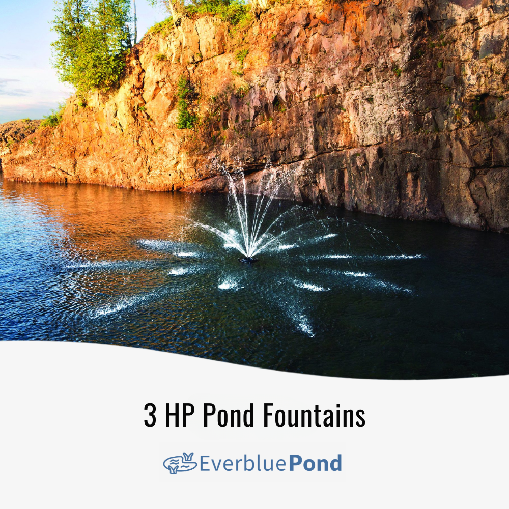 3 HP Pond Fountains