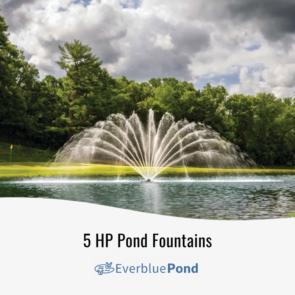 5 HP Pond Fountains