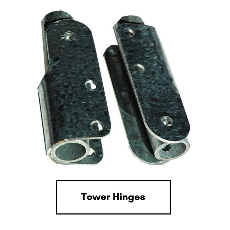 20 foot Windmill Aeration System - tower hinges for easier maintenance studio image