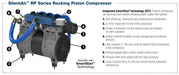 Airmax SilentAir Piston Compressor -  Features