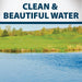 Airmax Blue Pond Dye for Ponds & Lakes - Clean and beautiful lake shown