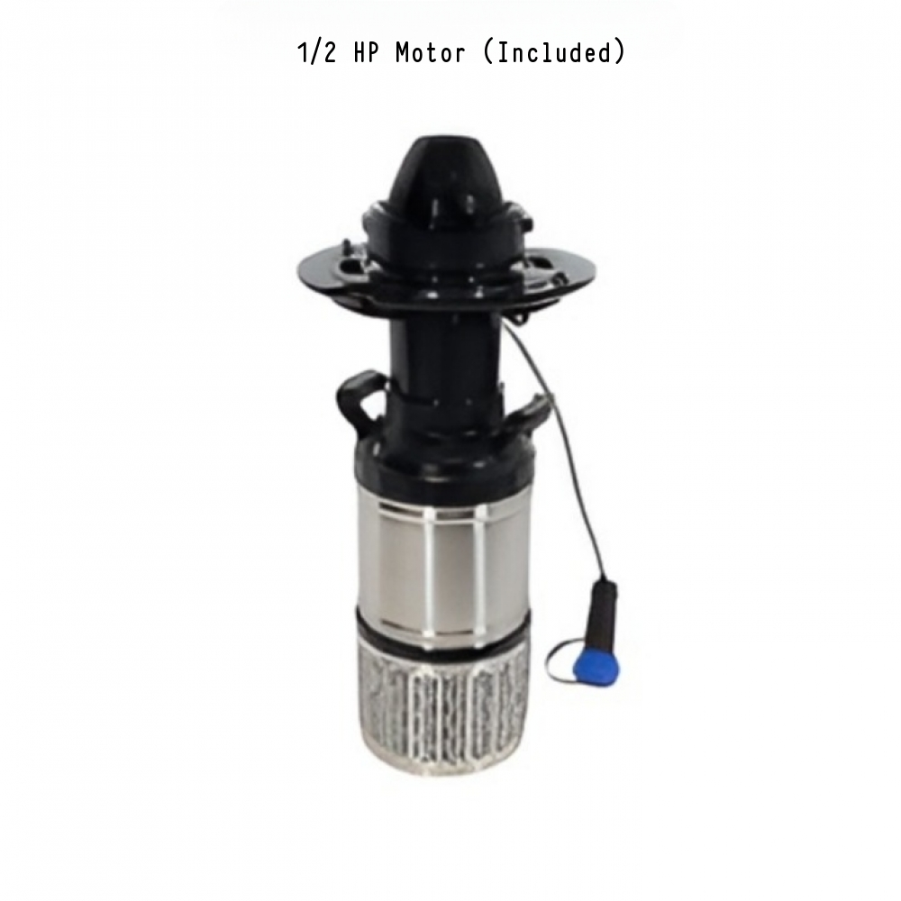 Airmax EcoSeries 1/2 HP Floating Fountain - Motor Close View