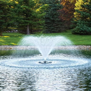 Airmax EcoSeries 1/2 HP Floating Fountain On Water with Classic Spray Nozzle