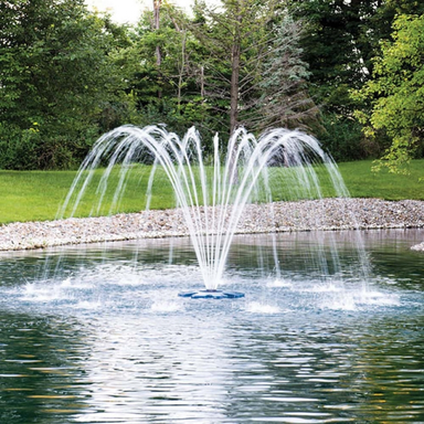 Airmax EcoSeries Single Arch Fountain Nozzle on Water