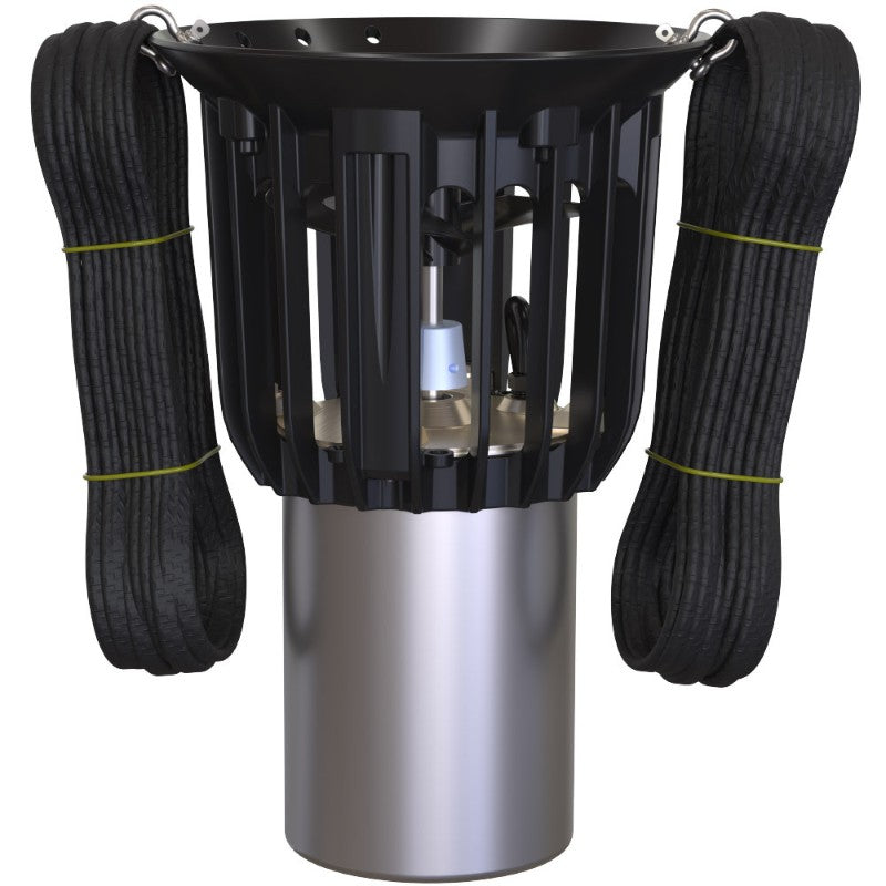 Airmax Ice Eater De-Icer complete unit shown with two bundled power cords and protective housing