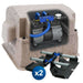 Airmax PondSeries Aeration System - PS20 1/2 HP Unit With 2 Diffusers No Weighted Airline