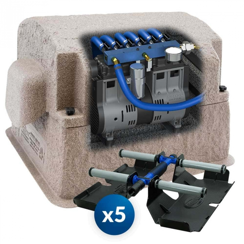 Airmax PondSeries Aeration System - PS60 1HP Unit With 5 Diffusers