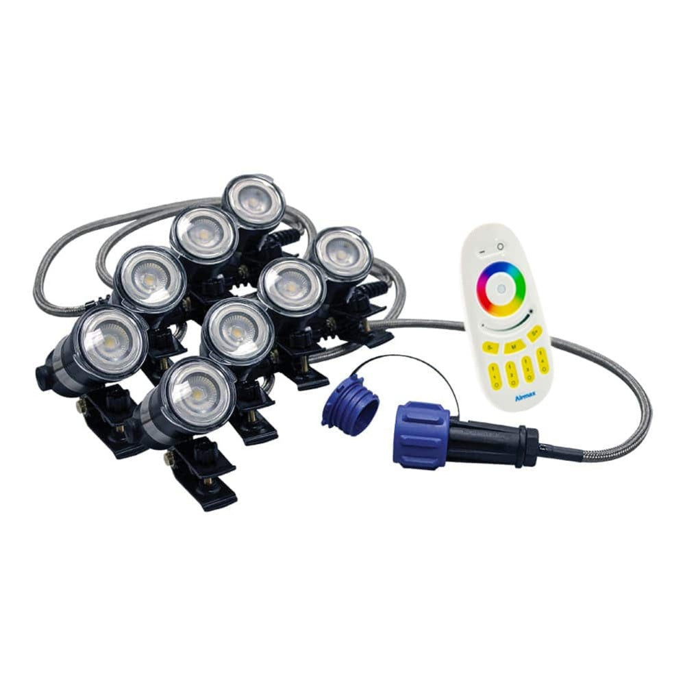 Airmax RGBW Color-Changing 8 LED Light Set