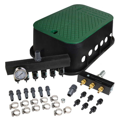Airmax Remote Manifold Kit - 6 Port Manifold Kit Complete Set