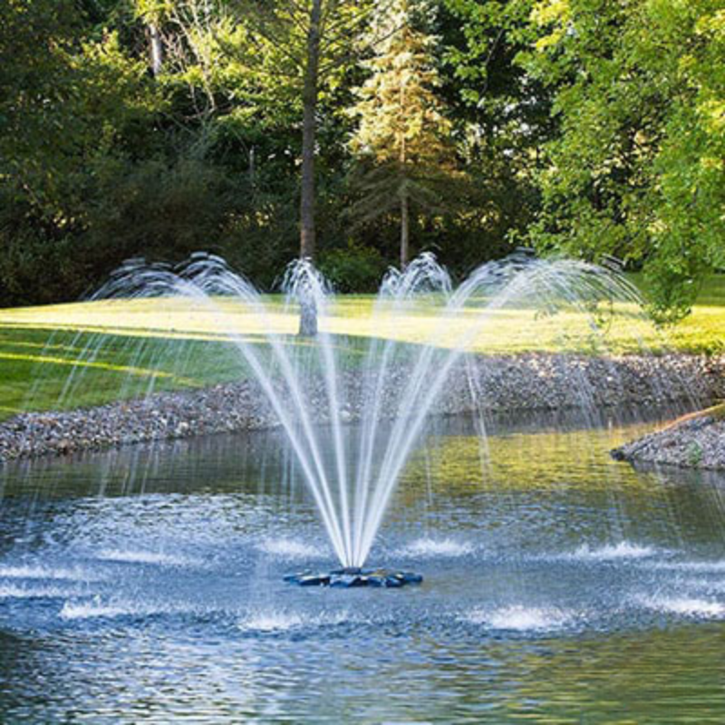 Airmax Single Arch Fountain Nozzle Spray Pattern for PondSeries