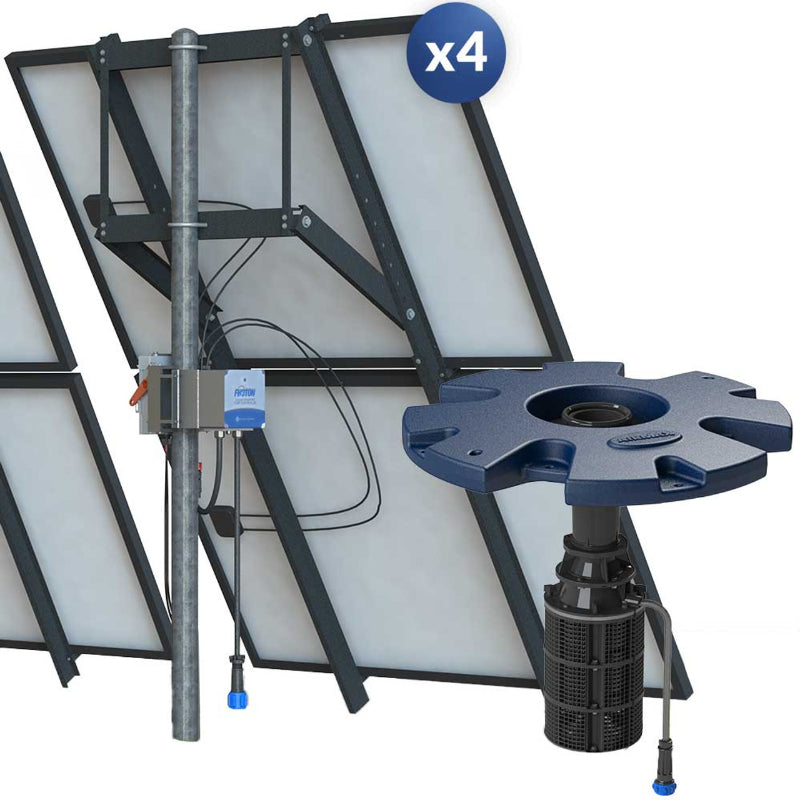 Airmax SolarSeries Pond Fountain - Solar Panels and Float Motor