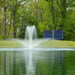 Airmax SolarSeries Pond Fountain On Water with Crown and Trumpet Spray Nozzle