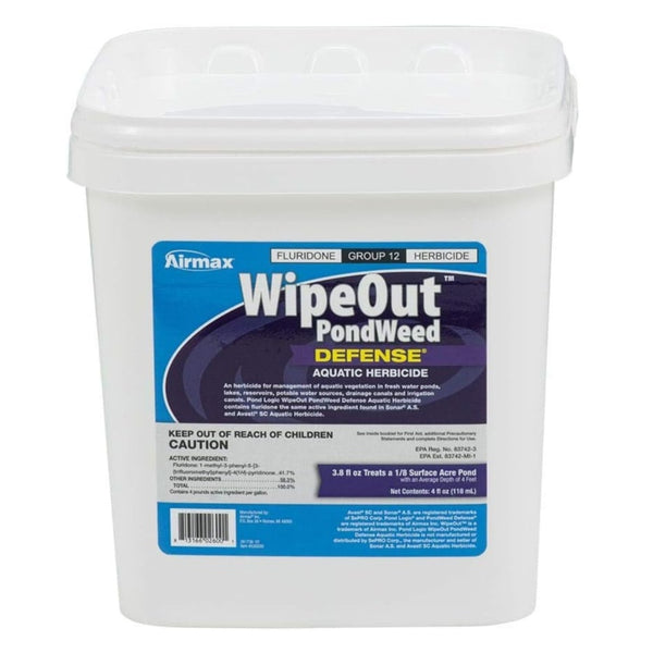 ultra pondweed defense aquatic herbicide Airmax WipeOut PondWeed Defense