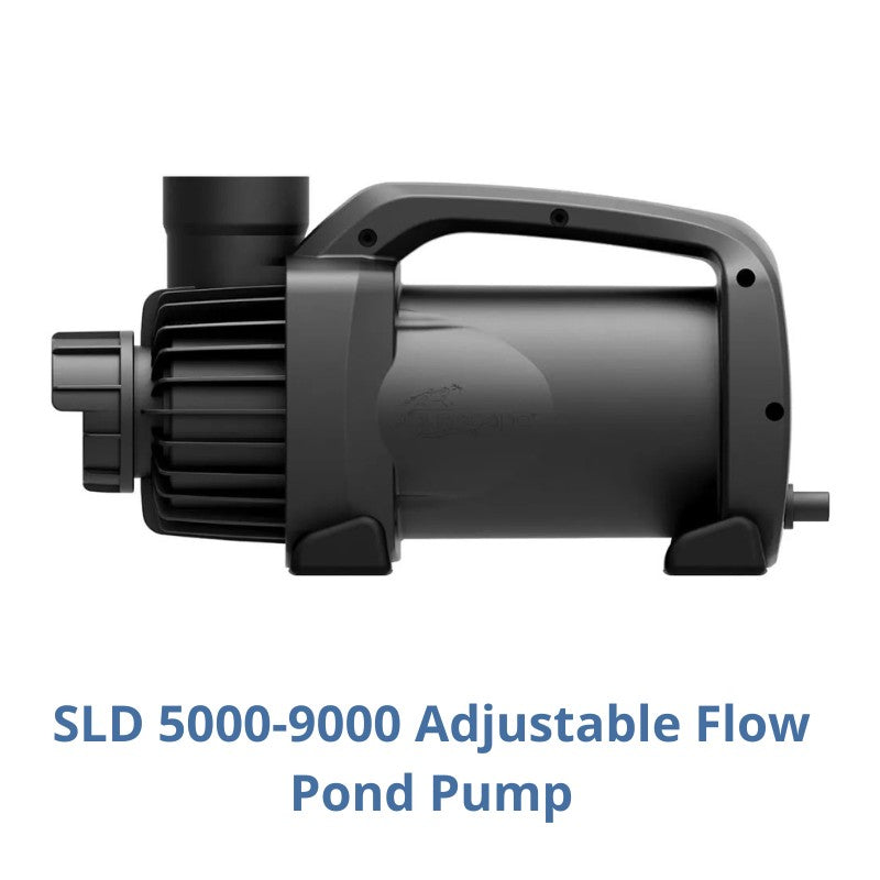 Aquascape 21′x26′ Large Pond Kit - SLD 5000-9000 Adjustable Flow Pond Pump Studio Image