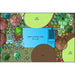 Aquascape Recreational Pond Kit 19 x 24 landscape design featuring wetland filtration and deck layout