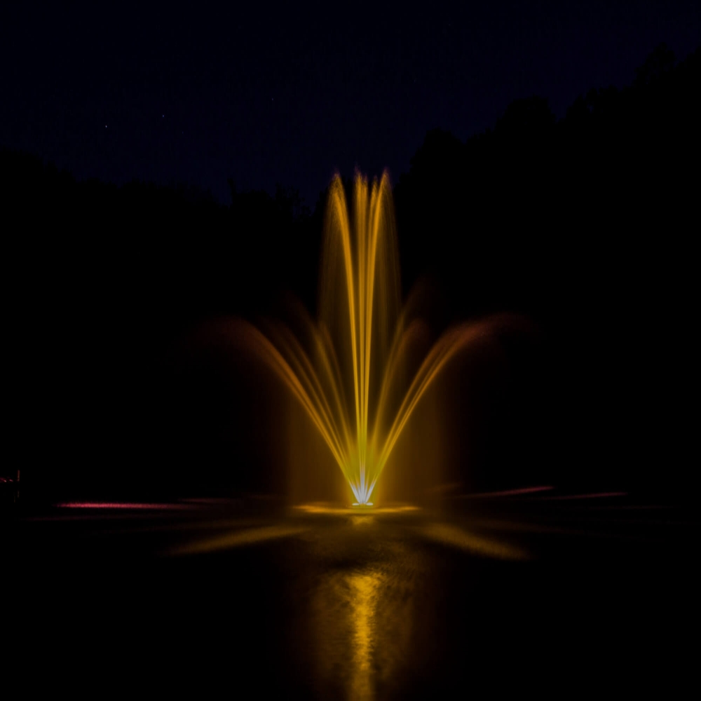 Bearon Aquatics Artemis Fountain - Spray Pattern Display with Led Light at Night