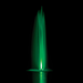 Bearon Aquatics Olympus Fountain - Hermes with green led light at night