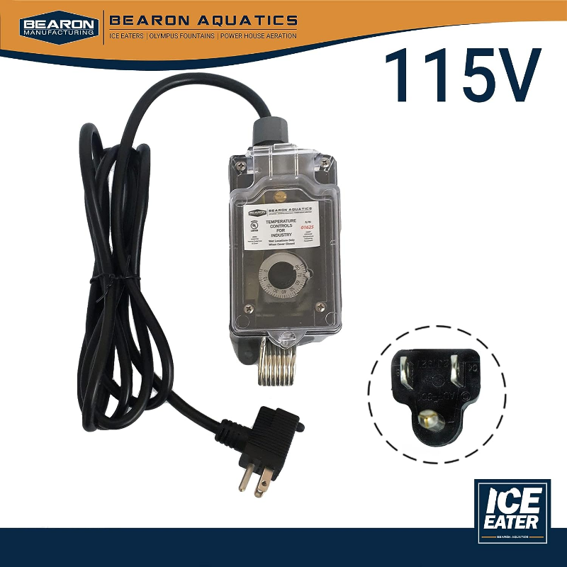Bearon Aquatics Thermostat Controller With 115V Outlet 