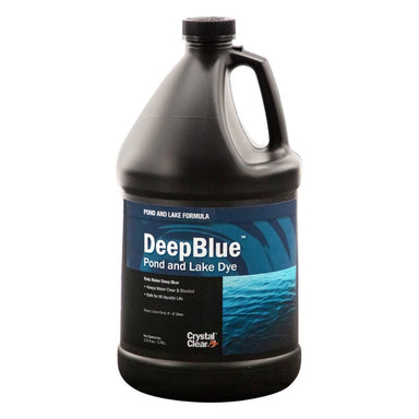 CrystalClear Blue Pond Dye for Ponds & Lakes - Deep Blue Pond Dye 1 Gallon Shown