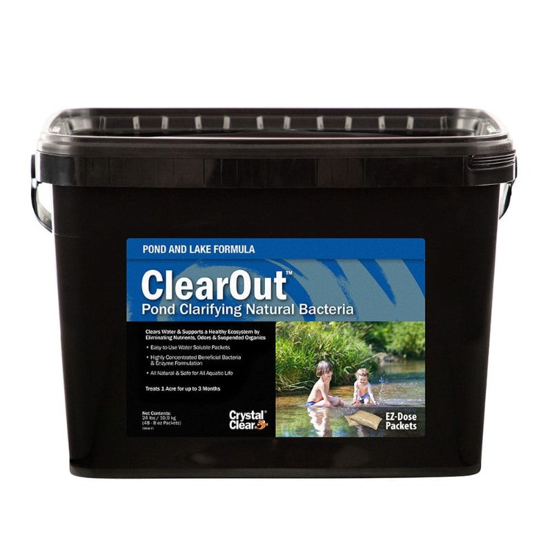 CrystalClear ClearOut Pond & Lake Clarifier - 24 Pound Container Shown