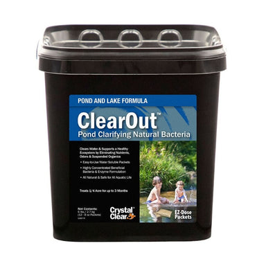CrystalClear ClearOut Pond & Lake Clarifier - 6 Pound Container Shown