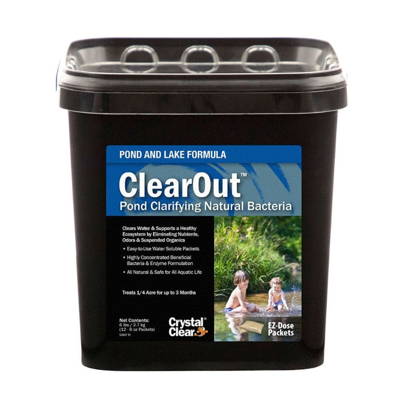 CrystalClear ClearOut Pond & Lake Clarifier - 6 Pound Container Shown