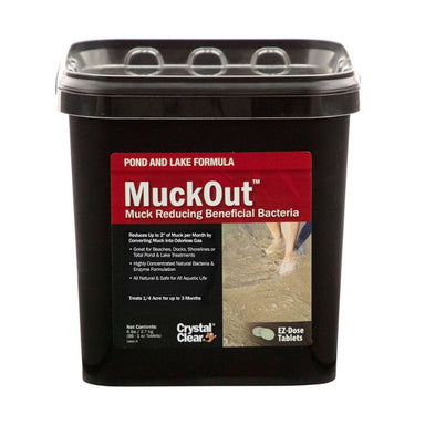 CrystalClear MuckOut Tablets for Ponds & Lakes - 6 Pound Bucket Shown