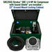 EasyPro 1/4 HP Rocking Piston Aeration System PA34 with 22 inch ground mount locking cabinet
