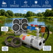 EasyPro 1/4 HP Rotary Vane Aeration System PA50 showing features