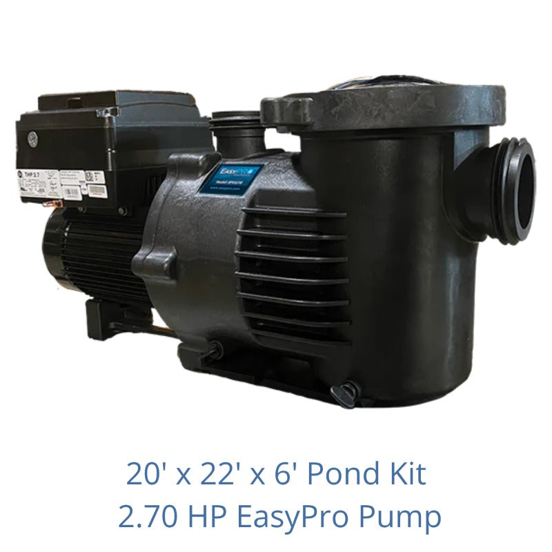 EasyPro 2.70 HP pump included with the EasyPro Recreational Swim Pond Kit 
